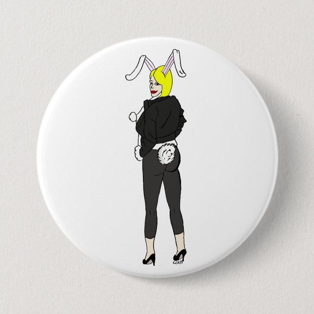 Bunnygirl Button (Vorderseite)