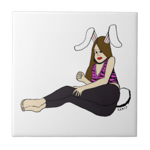 Bunnygirl Fliese