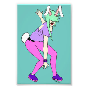 Bunnygirl Fotodruck