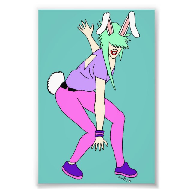 Bunnygirl Fotodruck (Vorne)