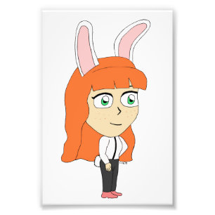 Bunnygirl Fotodruck