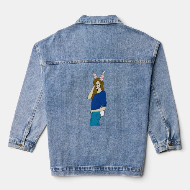 Bunnygirl Jeansjacke (Rückseite)