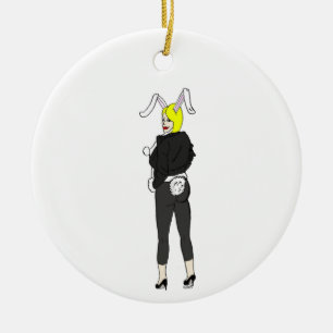 Bunnygirl Keramik Ornament