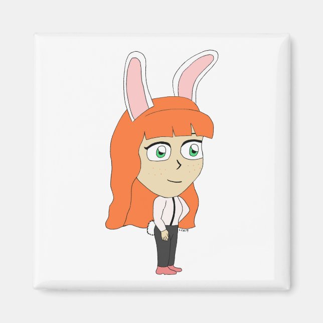 Bunnygirl Magnet (Vorne)
