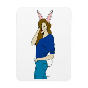 Bunnygirl Magnet