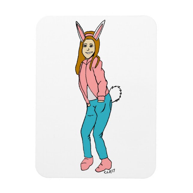 Bunnygirl Magnet (Vertikal)