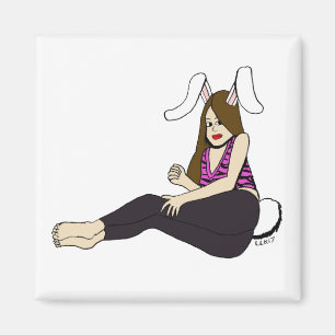 Bunnygirl Magnet