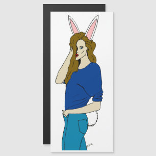 Bunnygirl Magnetkarte