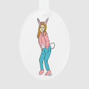 Bunnygirl Ornament