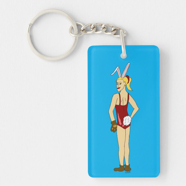 Bunnygirl-Schlüsselanhänger Schlüsselanhänger (Vorderseite)