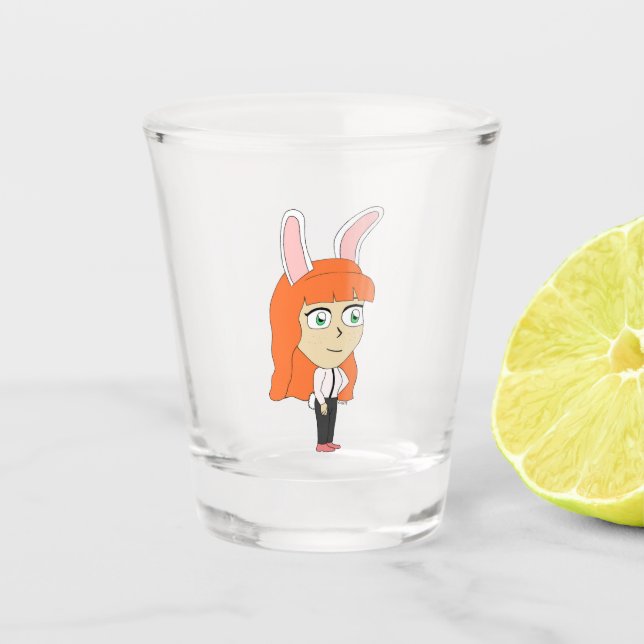 Bunnygirl Schnapsglas (Vorderseite)