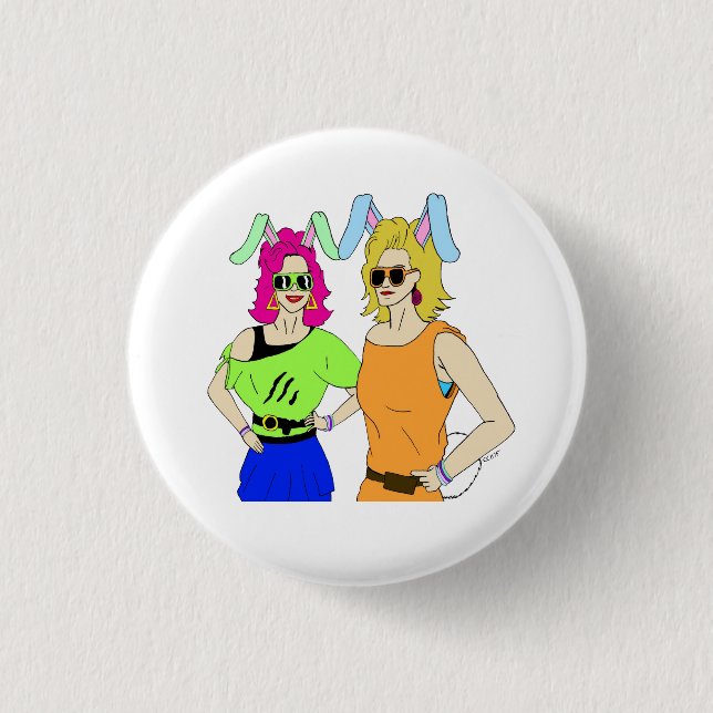 Bunnygirls Button (Vorderseite)