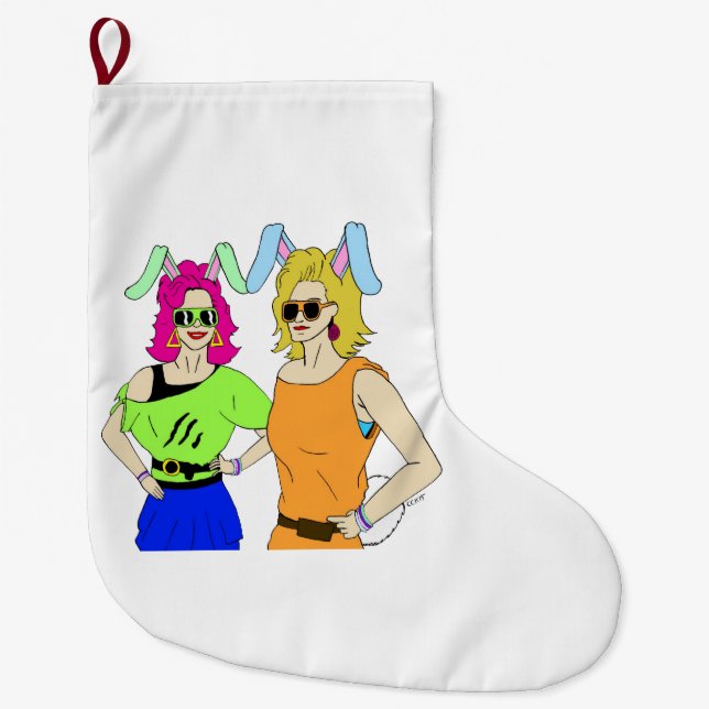 Bunnygirls Großer Weihnachtsstrumpf (Vorderseite)