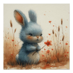 Bunnylicious: Ein bisschen Whimsy Bunny Poster