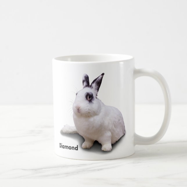 BunnyLuv Tasse, die Diamanten kennzeichnet Kaffeetasse (Rechts)