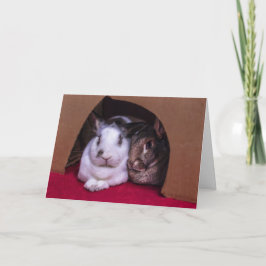 BunnyLuv Valentine's Day Card (von ihr) Feiertagskarte