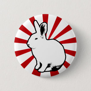 BunnyLuv weißer Button