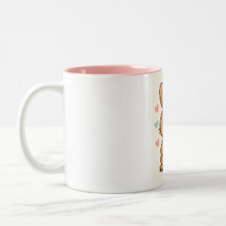 Bunny's Morgenkaffee Zweifarbige Tasse