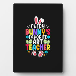 Bunny's Teacher Osterzeit Thema farbenfrohe Gestal Fotoplatte