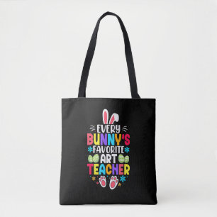 Bunny's Teacher Osterzeit Thema farbenfrohe Gestal Tasche