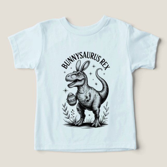 Bunnysaurus Easter Toddler Tee  Dino Bunny Baby  (Design Vorderseite)