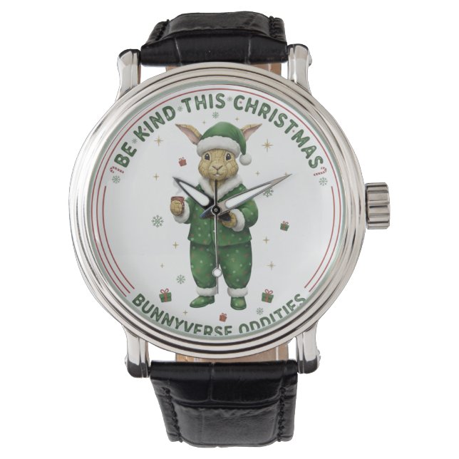 Bunnyverse christmas armbanduhr (Vorderseite)