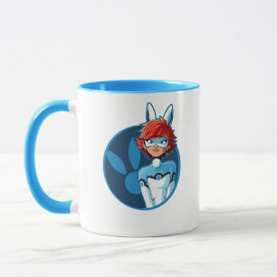 Bunnyx Blue Abzeichen Tasse
