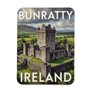 Bunratty Castle Irland mittelalterliche Reise Sehe Magnet