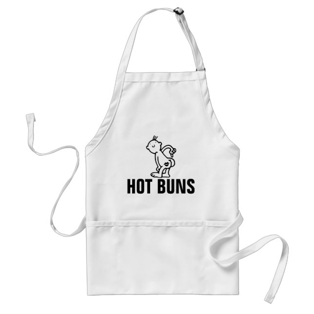 BUNS À CHAUD (Beurre) Amusants Tabliers De Cuisine (Devant)