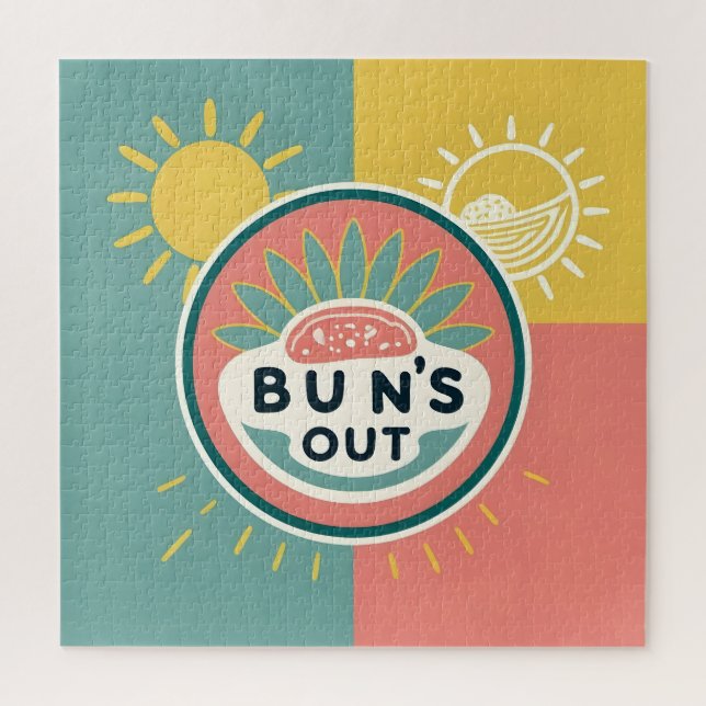 Bun's Out Logo Puzzle (Vertikal)