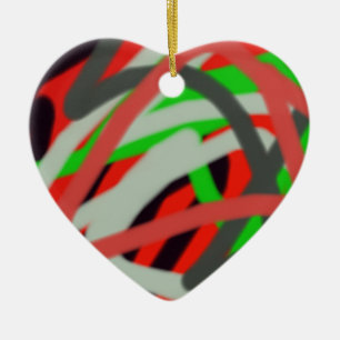 bunt 2993 abstrakte Kunst Keramikornament