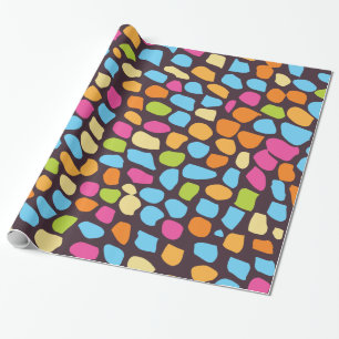 bunt gemustert geschenkpapier