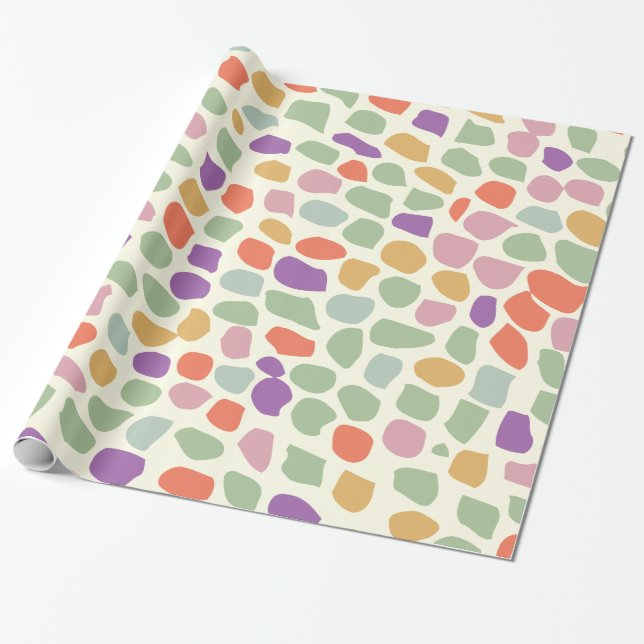 bunt gemustert geschenkpapier (Ungerollt)