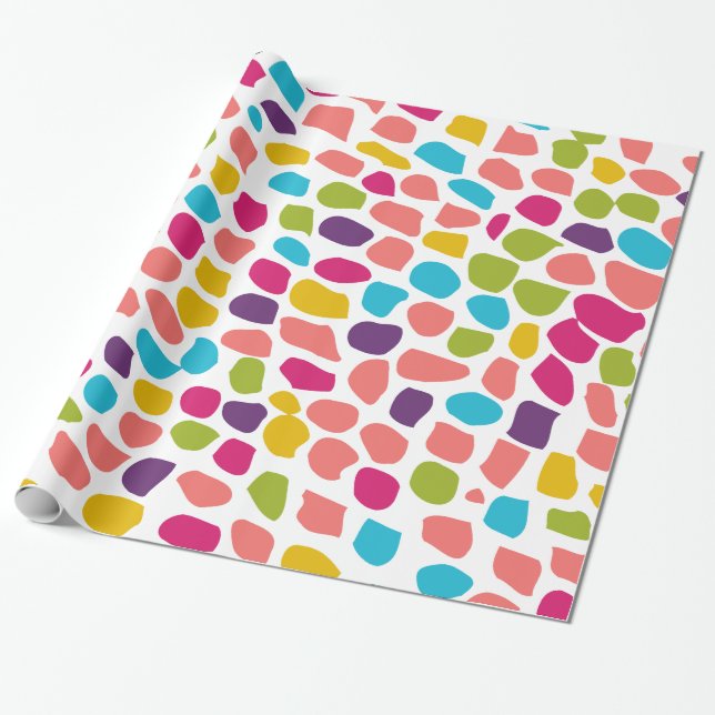 bunt gemustert geschenkpapier (Ungerollt)