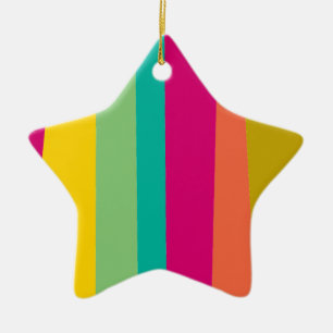 bunt gemustert keramikornament