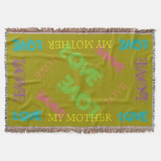 Bunt meine Mutter-Wurfs-Decke Decke