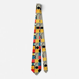 Bunt Retro Modern Bauhaus Krawatte