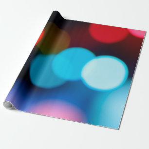 bunt (roter Himmel arktisch und gelb) verschwommen Geschenkpapier