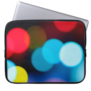 bunt (roter Himmel arktisch und gelb) verschwommen Laptopschutzhülle