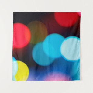bunt (roter Himmel arktisch und gelb) verschwommen Wandteppich
