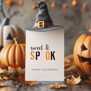 Bunt Süß Und Gruselig Frohes Halloween Feiertagskarte