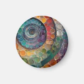 bunt und modern magnet