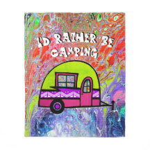 Bunt würde ich eher Campings-Decke sein