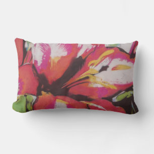 bunte abstrakte Blume Lendenkissen