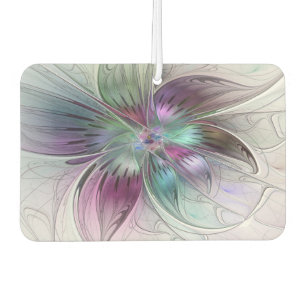 Bunte abstrakte Blumen moderne florale Fractal-Kun Autolufterfrischer