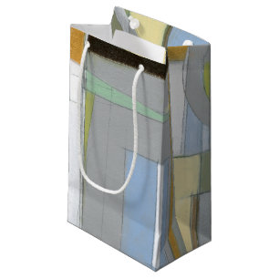 Bunte abstrakte geometrische Formen Kleine Geschenktüte