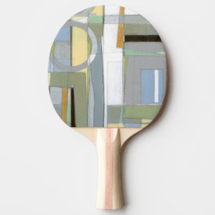 Bunte abstrakte geometrische Formen Tischtennis Schläger