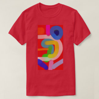 Bunte abstrakte Kunst 15 T-Shirt