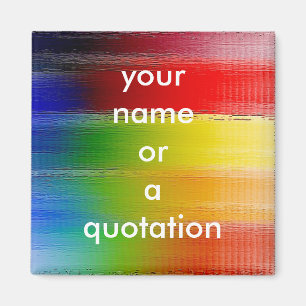 bunte abstrakte Kunst Magnet