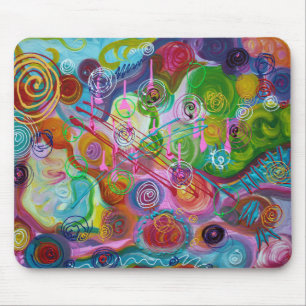Bunte abstrakte Kunst Mousepad